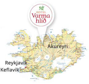 Hotel Varmahlid location